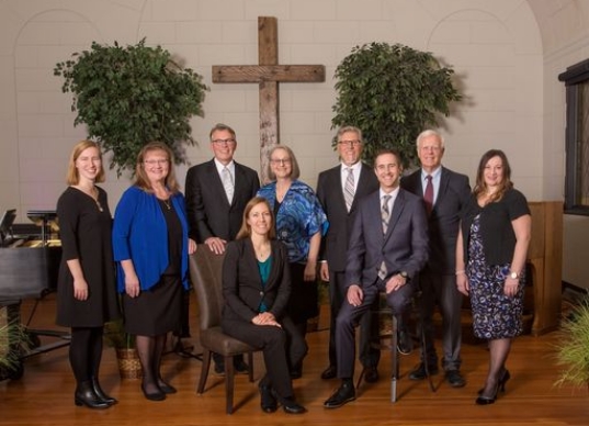 ministry group inside church